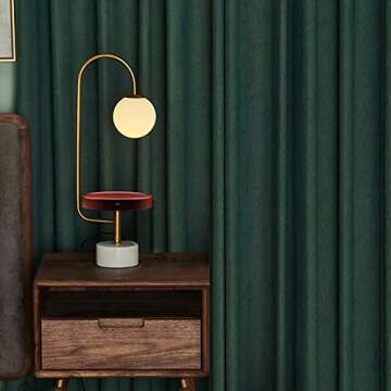 Hsyile KU300239 Contemporary Modern Creative Table Lamp with USB Charging Ports,Suitable for Living ...