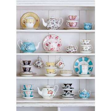 Royal Albert 100 Years 1950-1990 5-Piece Teacup & Saucer Set