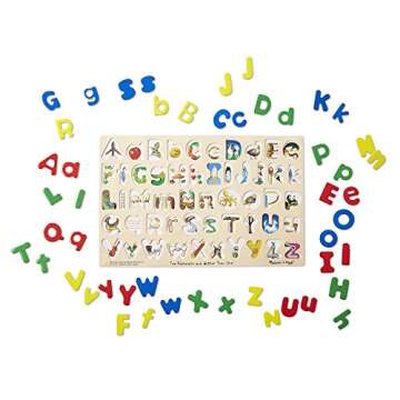 Wooden Alphabet Puzzle for Fun & Learning