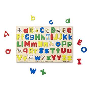 Wooden Alphabet Puzzle for Fun & Learning