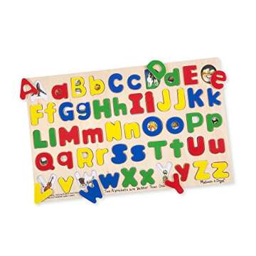 Wooden Alphabet Puzzle for Fun & Learning