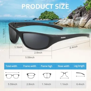 Duduma Polarized Sports Sunglasses for Outdoor Fun