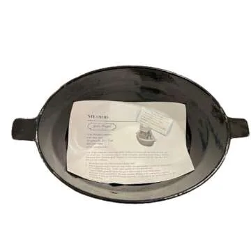 John Wright Log Cabin Steamer - Rustic Cast Iron Log Cabin Steamer with Porcelain Finish - Humidifier and Potpourri Holder for Home Decor