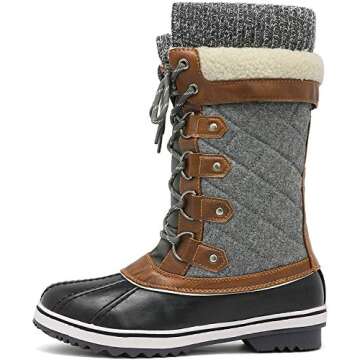DREAM PAIRS Women's Winter Waterproof Boots Monte_02
