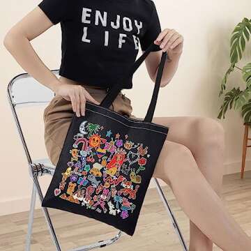 BWWKTOP Manana Sera Bonito Cosmetic Makeup Bag Latin Singer Fans Gift Music Album Makeup Zipper Pouch Bag Singer Album Merchandise (Manana TGBL)