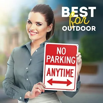 No Parking Anytime Sign - Durable 10x14 Aluminum Sign