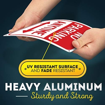 No Parking Anytime Sign - Durable 10x14 Aluminum Sign