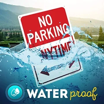 No Parking Anytime Sign - Durable 10x14 Aluminum Sign