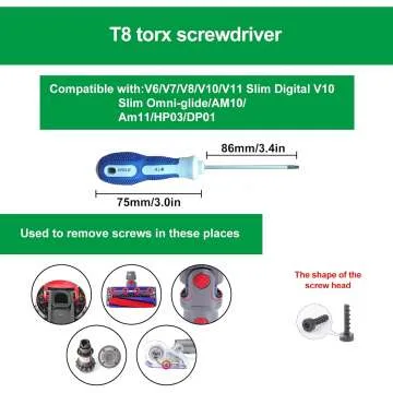 Dyson Vacuum Cleaner Screwdriver Set - Easy Maintenance