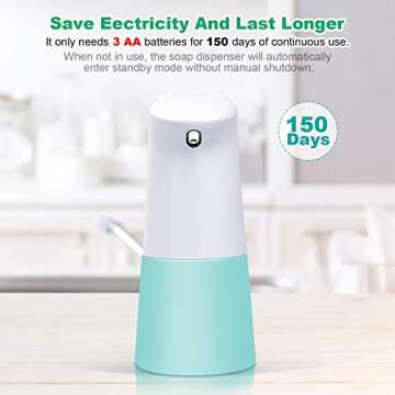 Touchless Foaming Soap Dispenser for Home & Kitchen