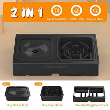 Experience Convenience with URPOWER Elevated Dog Bowls