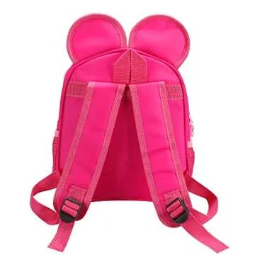 Cute Minnie Mouse Backpack for Girls Age 3-6