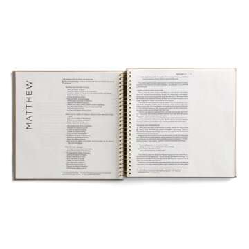 Illustrating Bible NIV: The Gospels - Spiral Bound Bible Journal