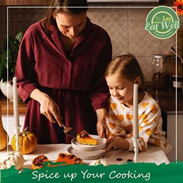 Eat Well Premium Foods - Ceylon Cinnamon Ground Powder 16oz Reseable Bag,100% Natural