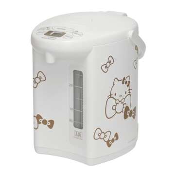 Hello Kitty Micom Water Boiler with Adjustable Heat Settings