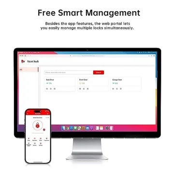 Smart Deadbolt with Fingerprint and Bluetooth Entry