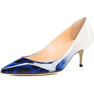 Axellion Women's 2.5IN High Heels Stiletto Pumps Pointed Toe Dress Wedding Shoes, Comfortable & Eleg...