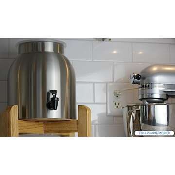 New Wave Enviro Stainless Steel Water Dispenser, 2.2-Gallon(single)