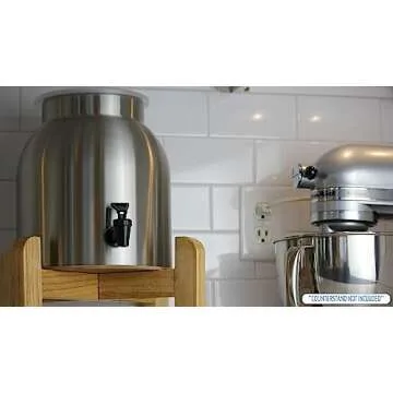 New Wave Enviro Stainless Steel Water Dispenser, 2.2-Gallon(single)