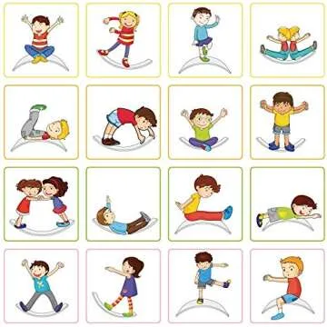 WOOD CITY Balance Board Kids, 35 Inch Wooden Wobble Board for Toddlers, Kids and Adults,Waldorf Toys, Curvy Rocker Board for Yoga and Exercise Indoor & Outdoor, Gifts for Kids Birthday and Christmas