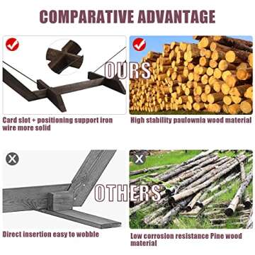 Wooden Wedding Arch 7.2FT, Heptagonal Wood Arch for Wedding Ceremony, Wood Arch for Weddings, Parties, Indoor, Outdoor, Backdrops, Garden Decorations