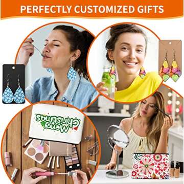 57Pcs Sublimation Blanks Set for Custom Gifts