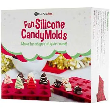 Versatile StarPack Silicone Christmas Candy Molds for Festive Treats