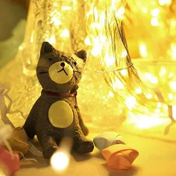 Ehome Fairy Lights, USB Operated Fairy Light Plug in 33ft 100 Led Waterproof String Lights Copper Wire Decorative String Light for Bedroom Indoor Christmas Wedding Party Patio Window