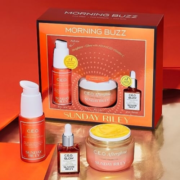 Sunday Riley Morning Buzz Vitamin C Brightening Trio Set