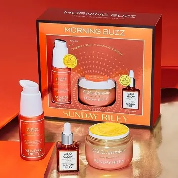 Sunday Riley Morning Buzz Vitamin C Brightening Trio Set