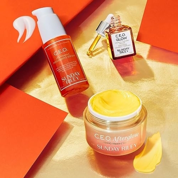 Sunday Riley Morning Buzz Vitamin C Brightening Trio Set