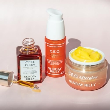Sunday Riley Morning Buzz Vitamin C Brightening Trio Set