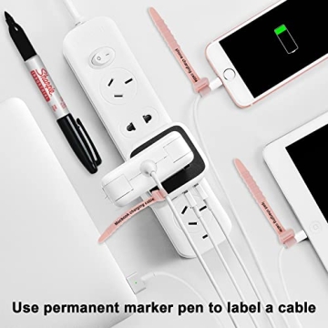 Neepanda Reusable Cable Zip Ties for Cord Organization