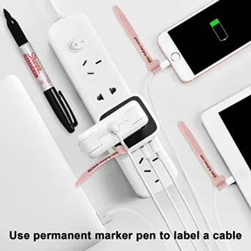 Neepanda Reusable Cable Zip Ties for Cord Organization