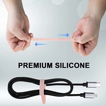 Neepanda Reusable Cable Zip Ties for Cord Organization