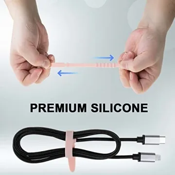 Neepanda Reusable Cable Zip Ties for Cord Organization