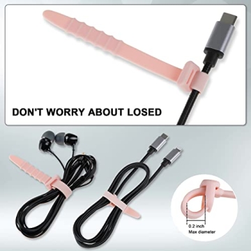 Neepanda Reusable Cable Zip Ties for Cord Organization