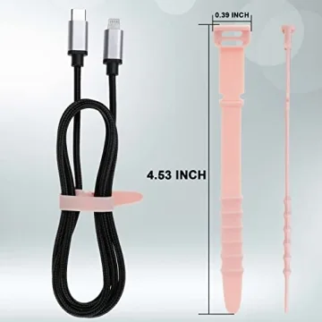 Neepanda Reusable Cable Zip Ties for Cord Organization