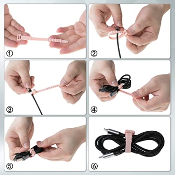 Neepanda Reusable Cable Zip Ties for Cord Organization