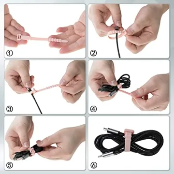 Neepanda Reusable Cable Zip Ties for Cord Organization