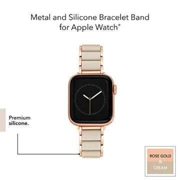 Stylish Anne Klein Apple Watch Band - Adjustable & Secure