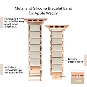 Stylish Anne Klein Apple Watch Band - Adjustable & Secure