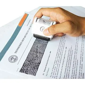 Protect Personal Information with ID Stamp Roller Kit