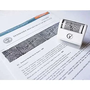 Protect Personal Information with ID Stamp Roller Kit