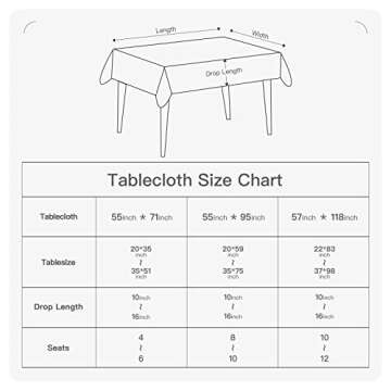 LUOLUO Yarn Dyed Buffalo Plaid Tablecloth for Any Occasion