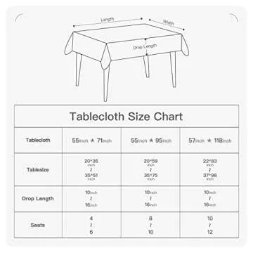 LUOLUO Yarn Dyed Buffalo Plaid Tablecloth for Any Occasion