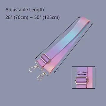 5Chaos Pastel Tie Dye Adjustable Handbag Strap
