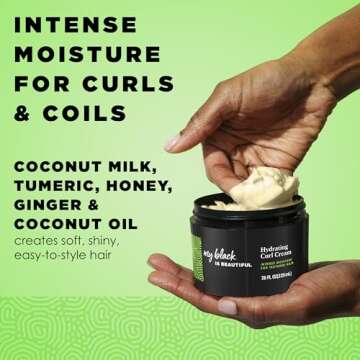 Hydrating Curl Cream for Curls & Coils - All Natural