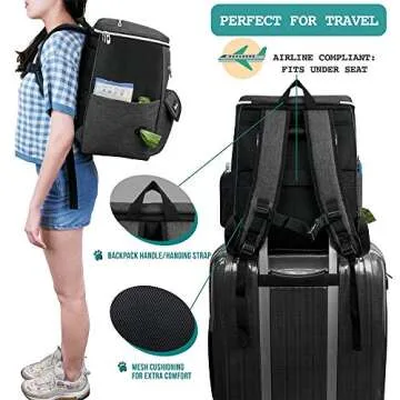 PetAmi Dog Travel Bag Backpack for Adventurous Pet Parents