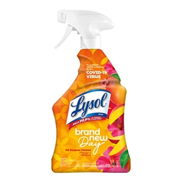 Lysol All-Purpose Cleaner, Sanitizing and Disinfecting Spray, To Clean and Deodorize, Mango & Hibisc...